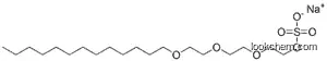 Molecular Structure of 25446-78-0 (sodium 2-[2-[2-(tridecyloxy)ethoxy]ethoxy]ethyl sulphate)